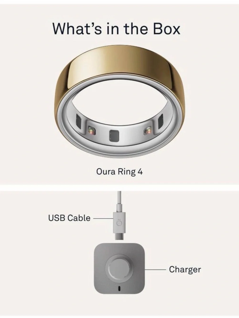 Oura Ring 4 Size 8 Yellow Smart Ring PLUS 10 multicolored thin silicone covers